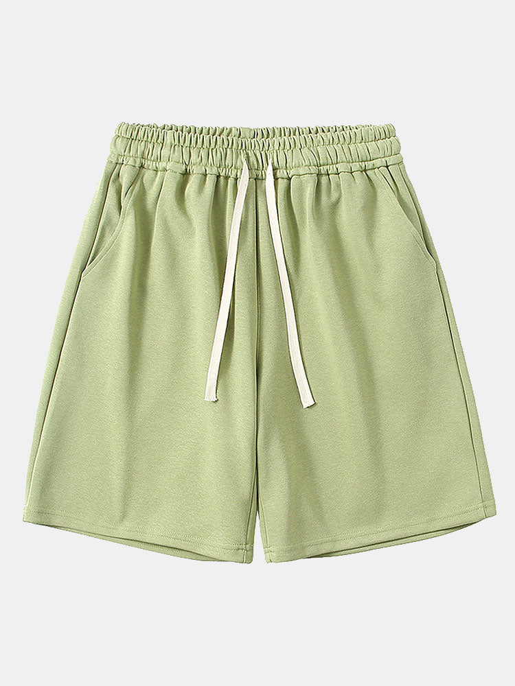 Drawstring Jersey Shorts
