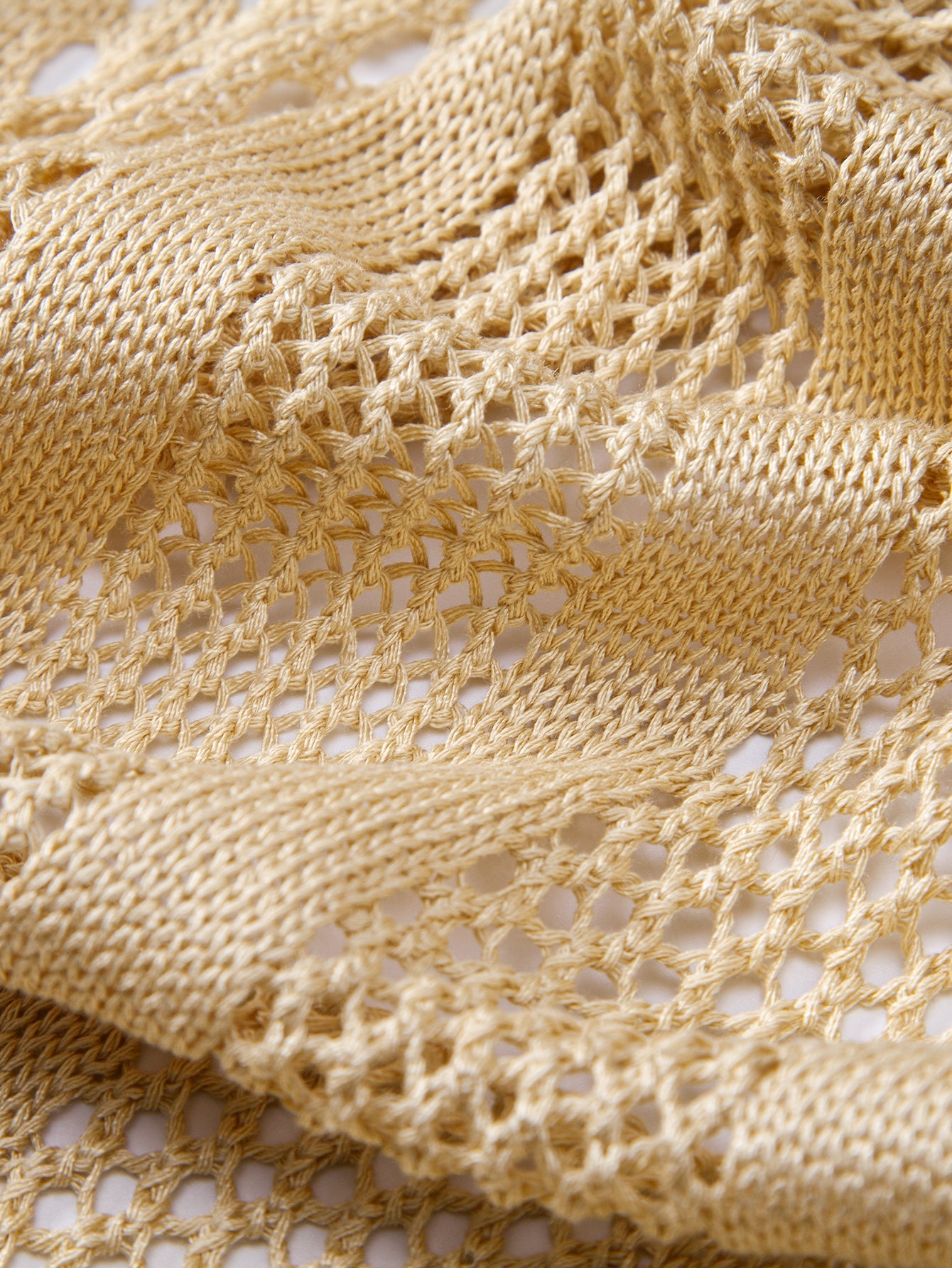 Crocheted Button Up Shirt