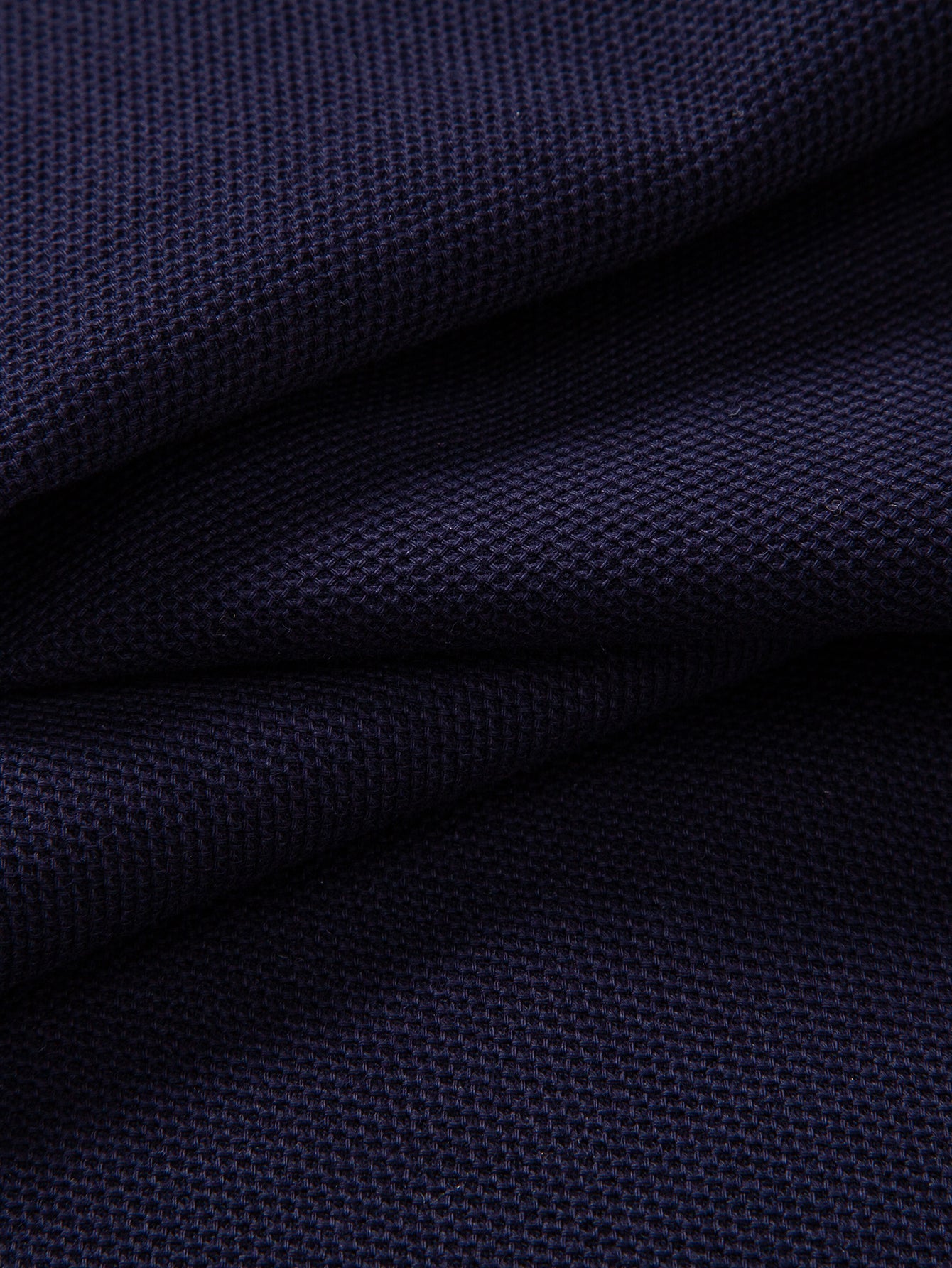 Contrast Trim Zipper Polo