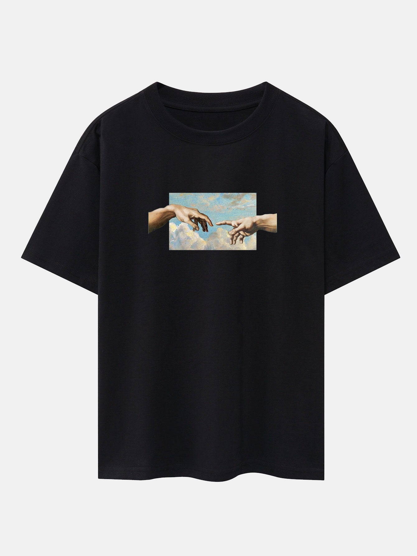 Create Adam Print Heavy Weight Oversize T-Shirt