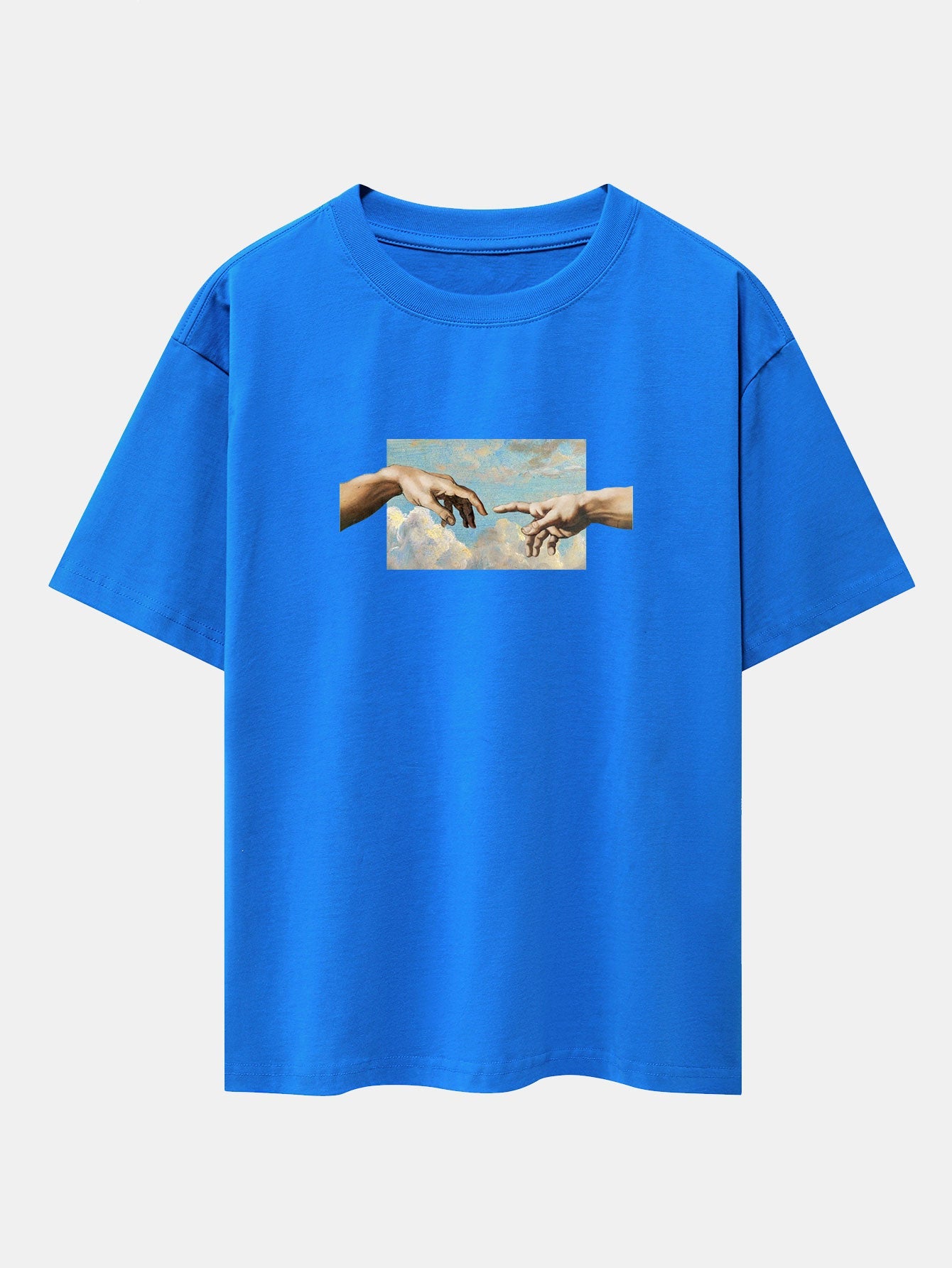 Create Adam Print Heavy Weight Oversize T-Shirt
