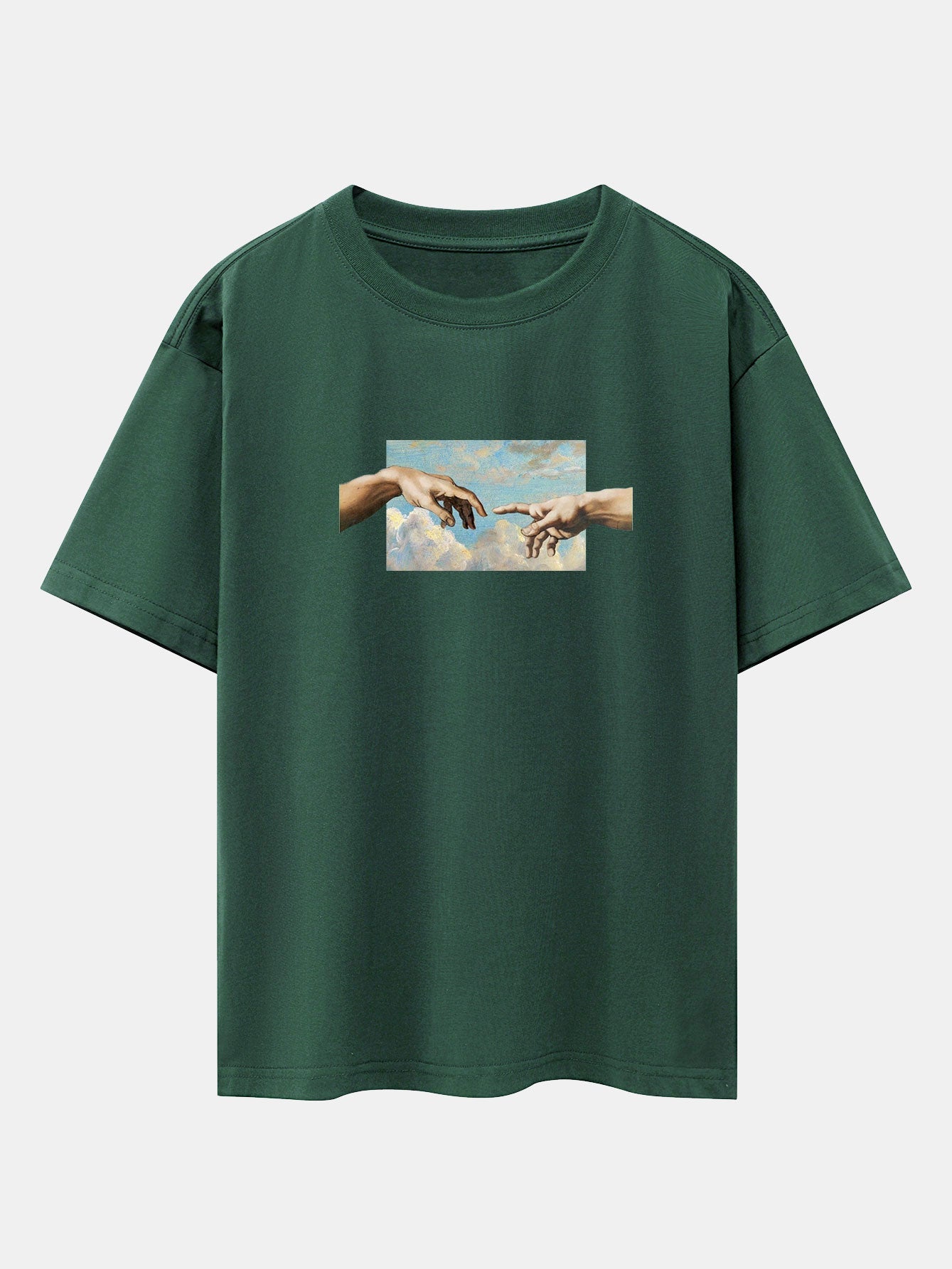 Create Adam Print Heavy Weight Oversize T-Shirt