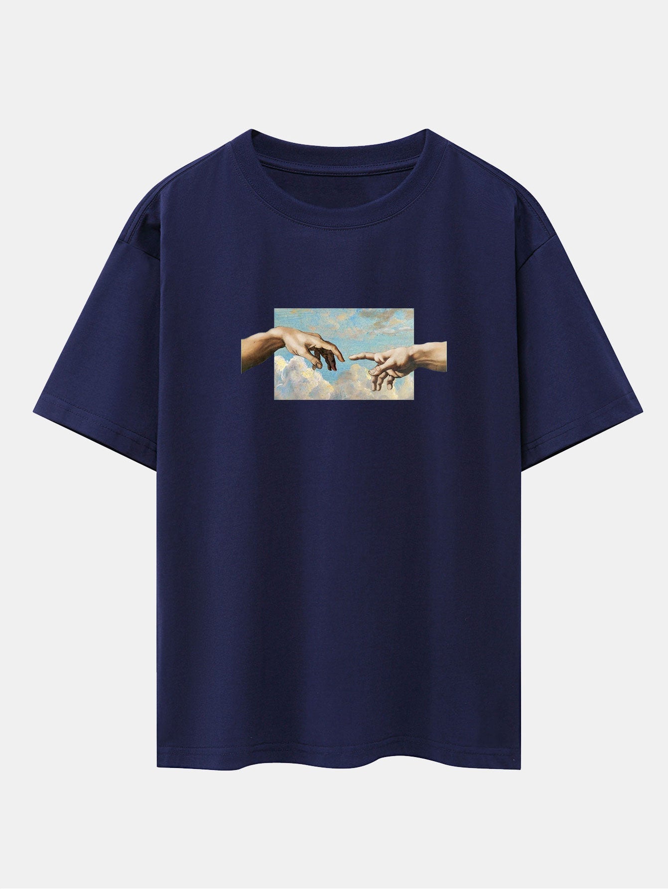 Create Adam Print Heavy Weight Oversize T-Shirt