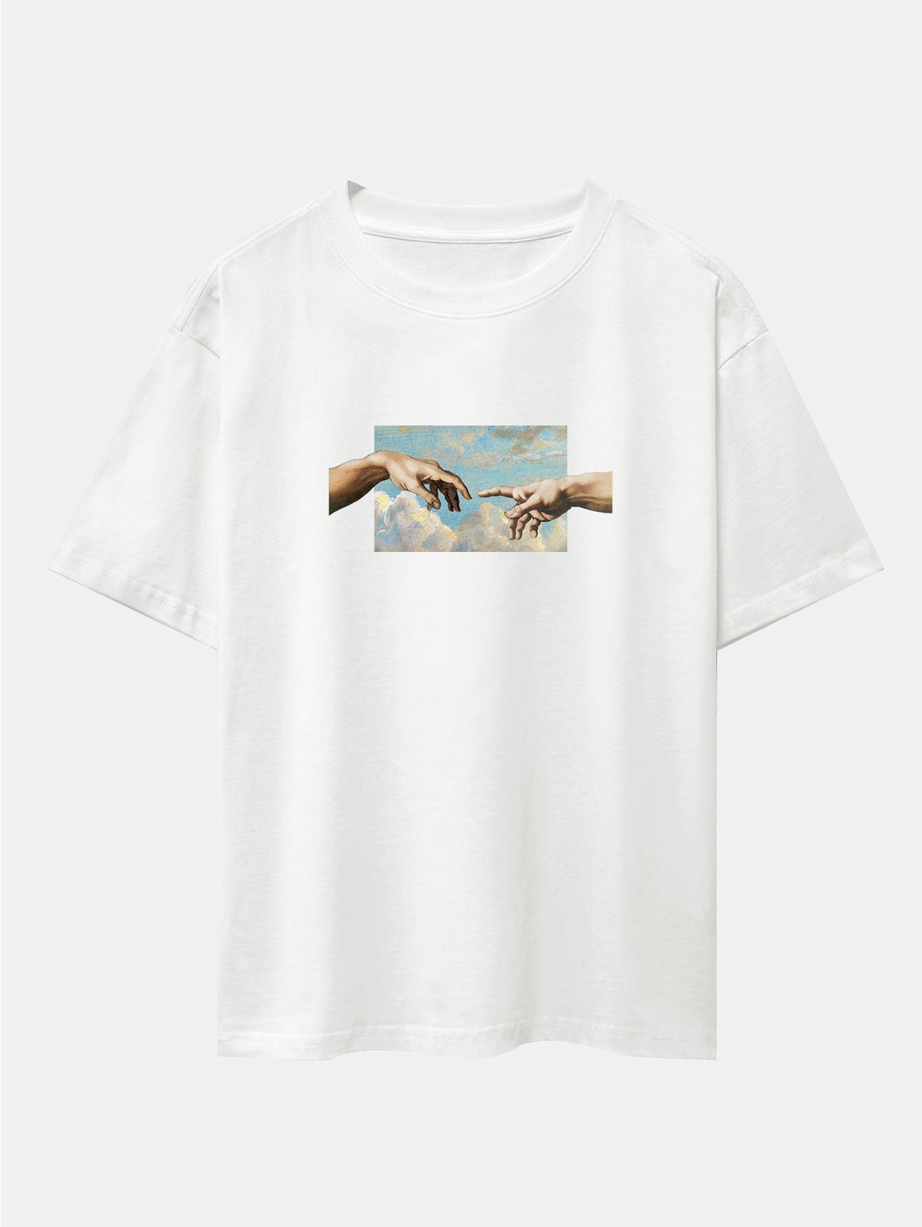 Create Adam Print Heavy Weight Oversize T-Shirt