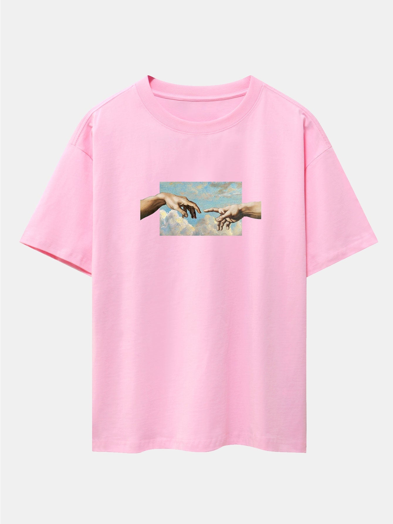 Create Adam Print Heavy Weight Oversize T-Shirt