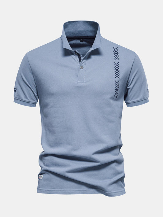 Arrow Embroidery Polo Shirt