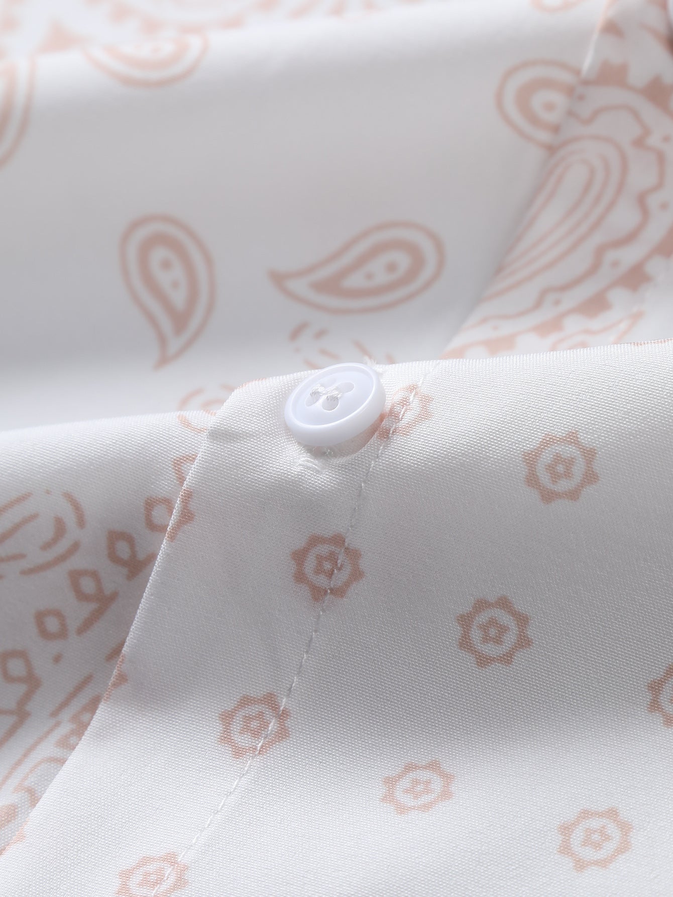 Paisley Print Button Up Shirt