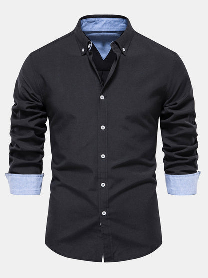 Long Sleeve Button Up Oxford Shirt