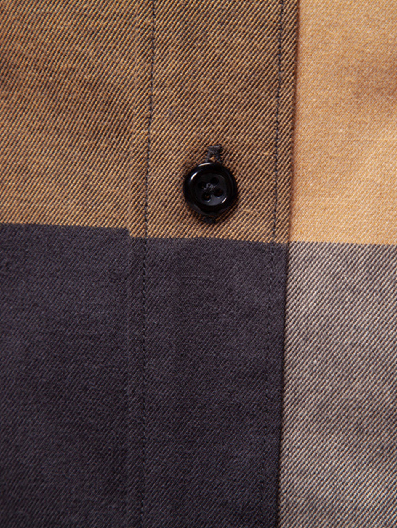 Long Sleeve Cotton Plaid Button Up Shirt