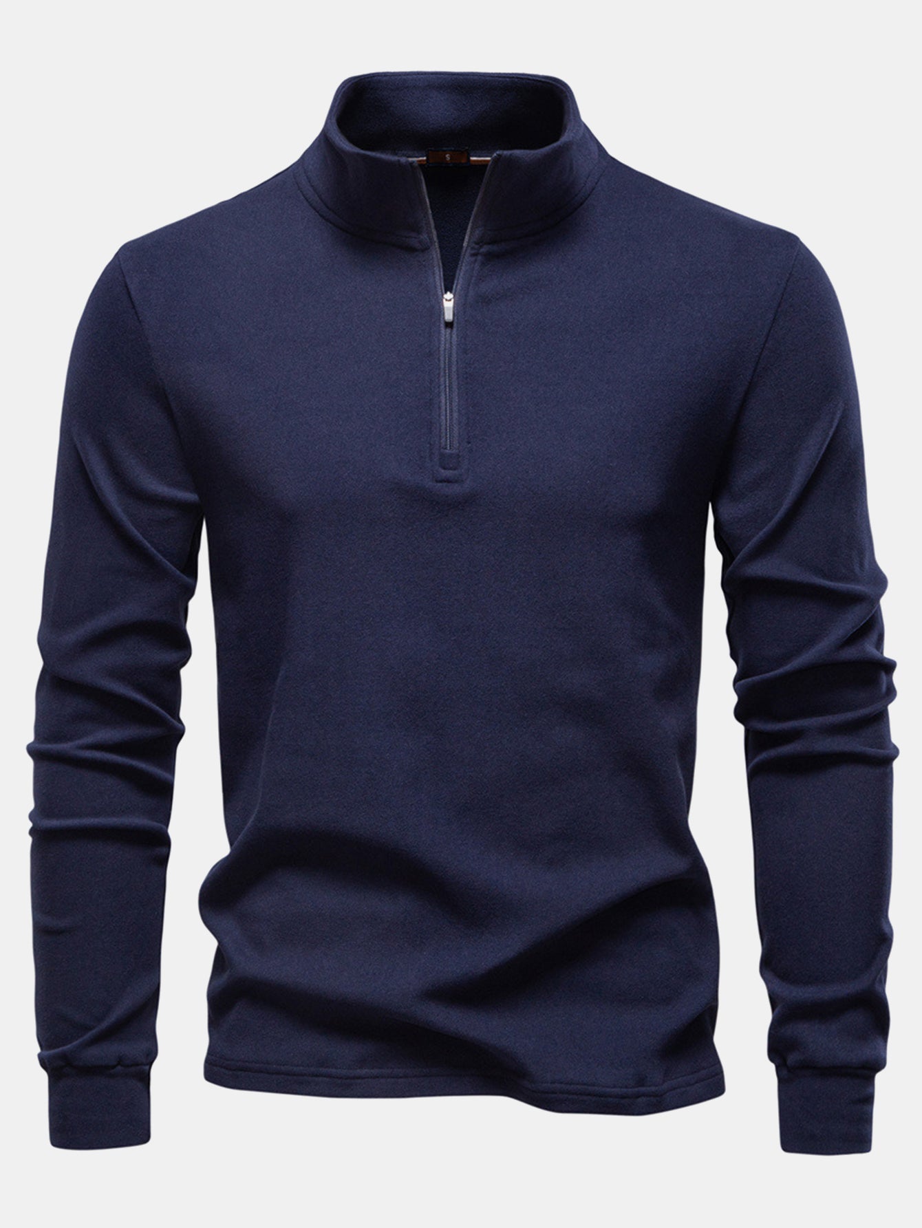 Quarter Zip Long Sleeve T-Shirt
