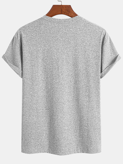Cotton Henley T-Shirt
