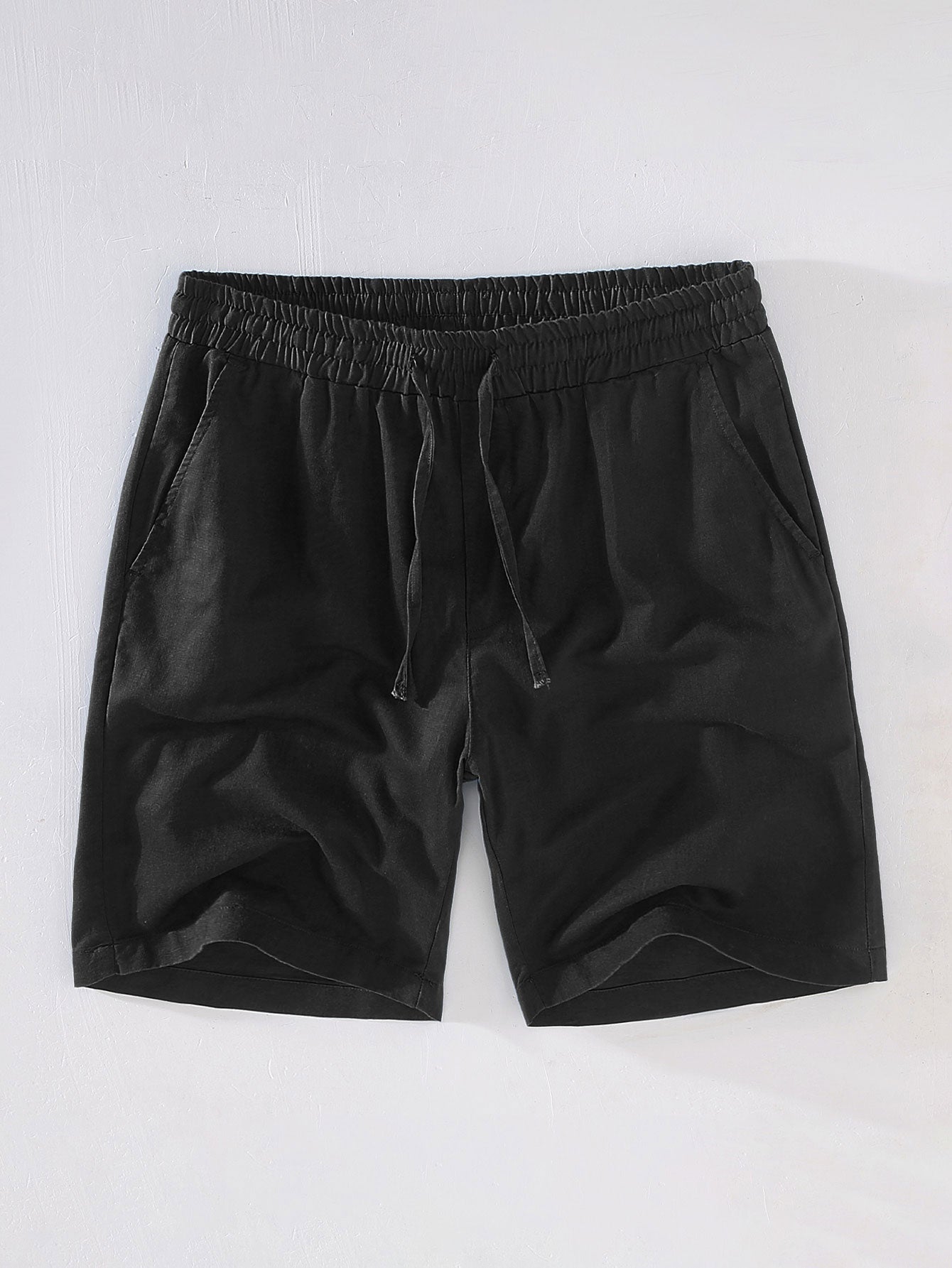 Linen Drawstring Shorts