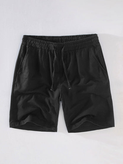 Linen Drawstring Shorts