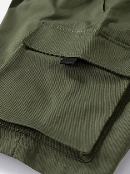 Drawstring Chino Cargo Shorts