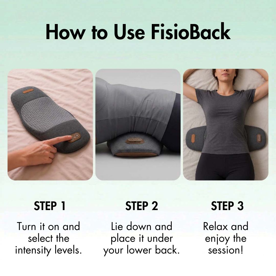 FisioBack – 3-in-1-Rückenmassagegerät