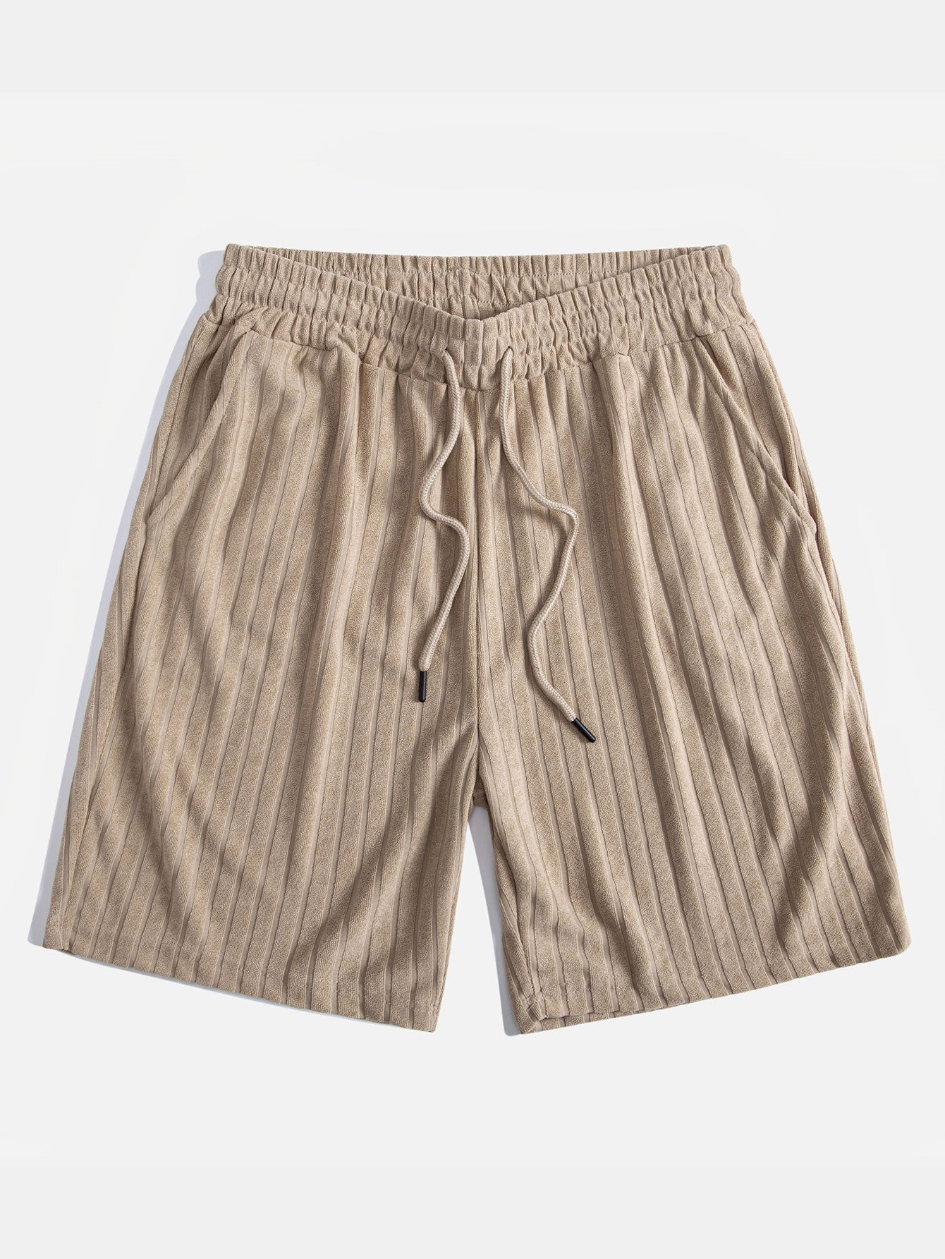 Striped Terry Cuban Shorts