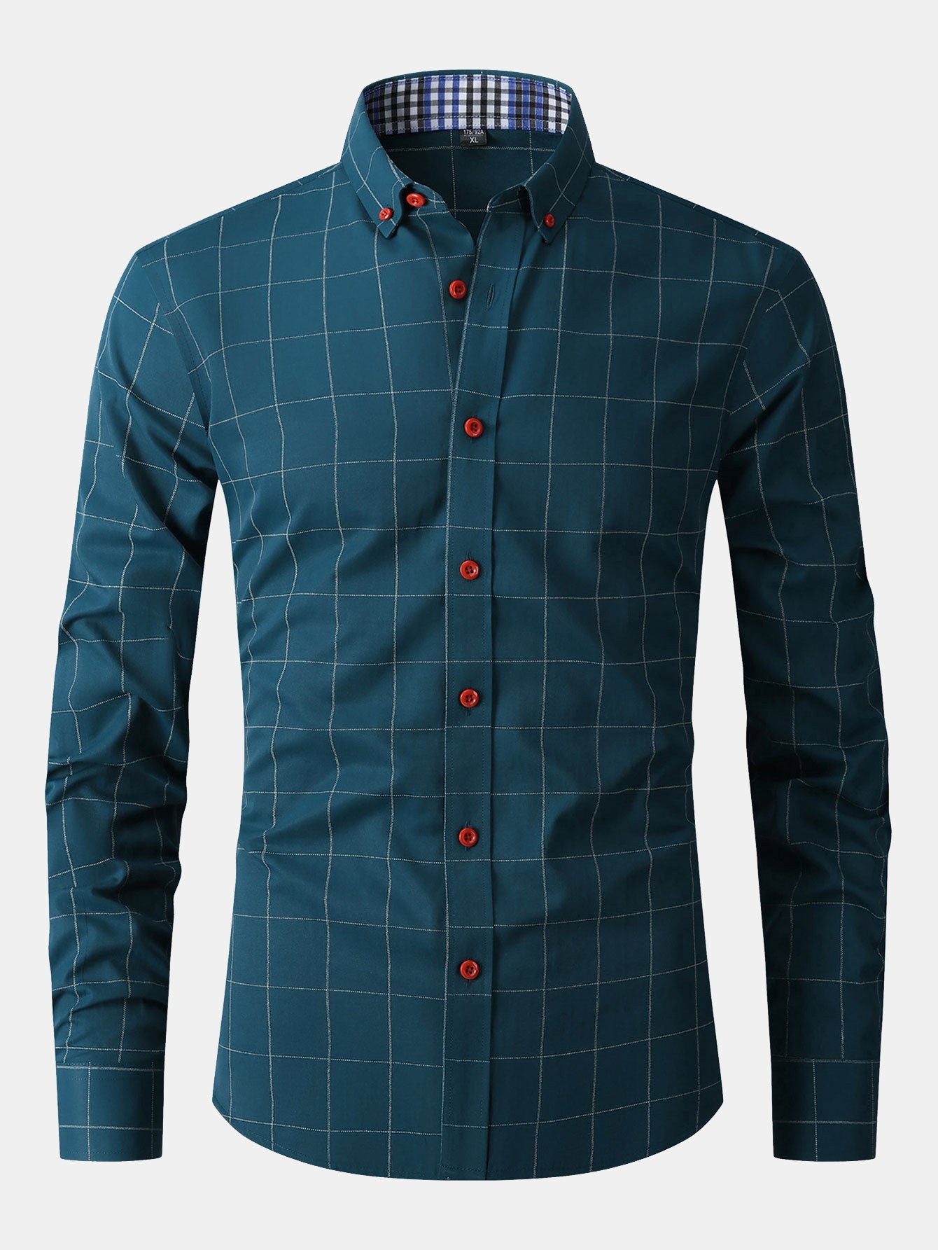 Long Sleeve Plaid Button Up Shirt