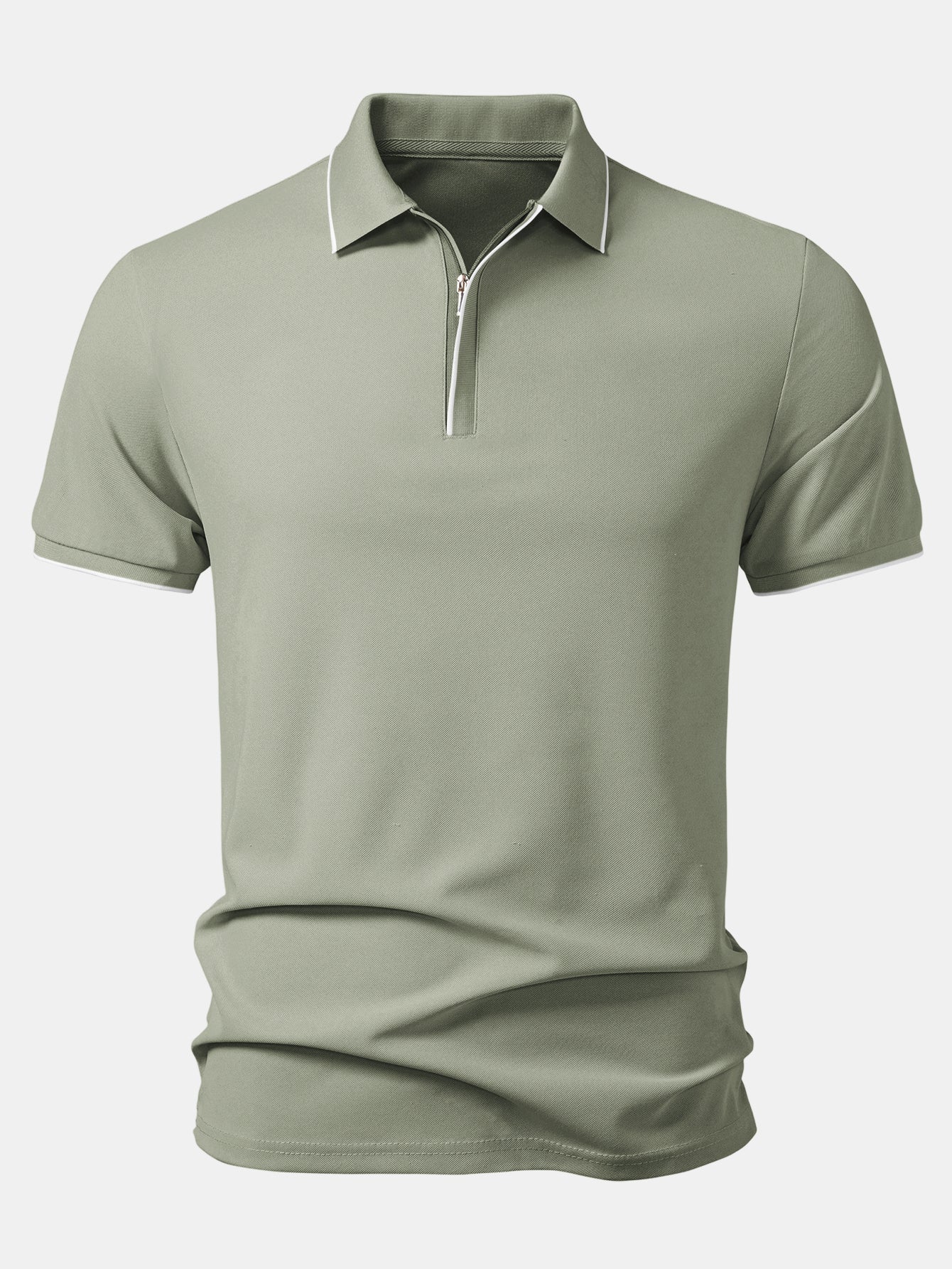 Covered-Zip Polo