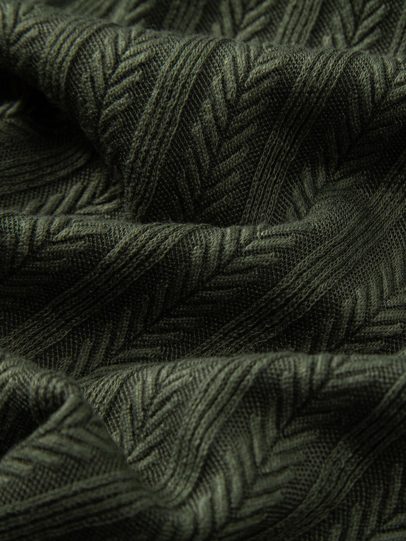 Wheat Ear Jacquard Polo Shirt