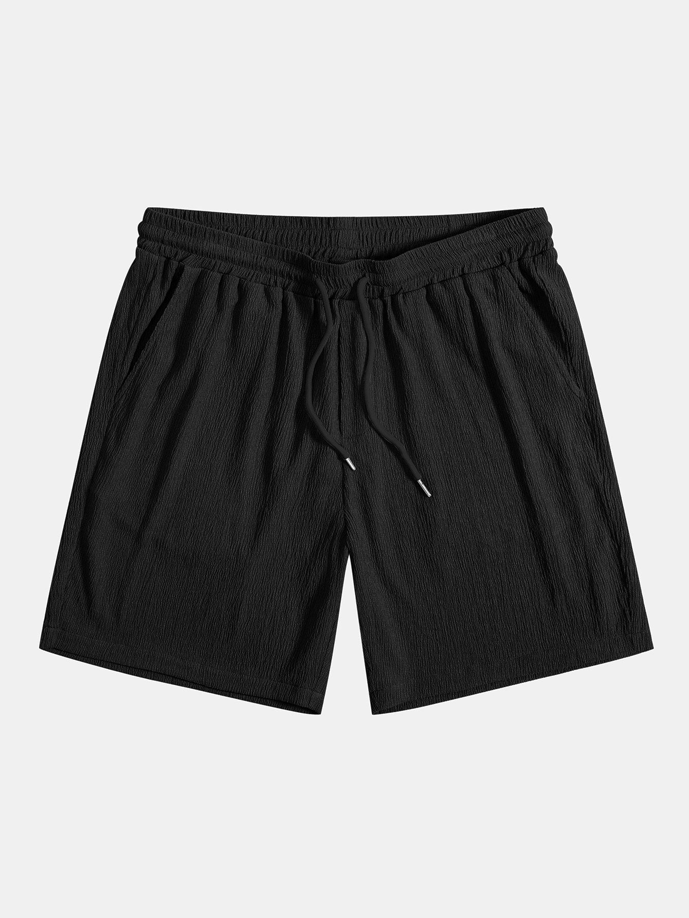 Crinkled Textured Shorts
