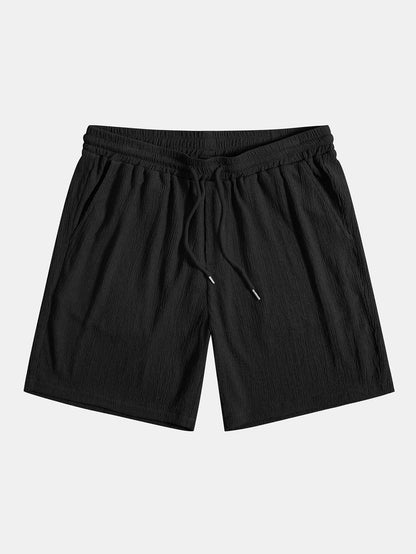 Crinkled Textured Shorts