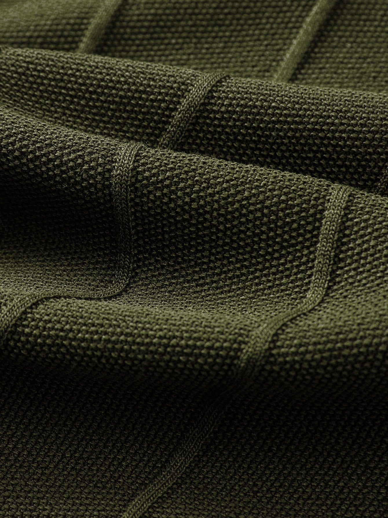 Stripe Jacquard Knit Polo