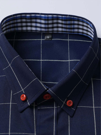 Long Sleeve Plaid Button Up Shirt