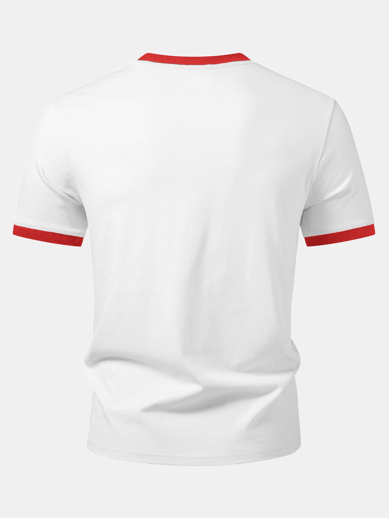 Milano Print Contrast Ringer T-Shirt