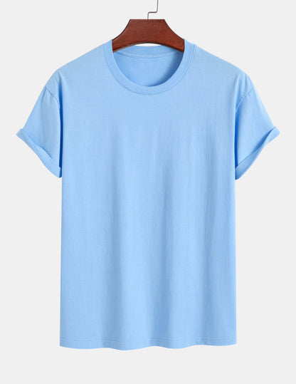 5 Pieces Basic Regular Fit Cotton T-Shirts