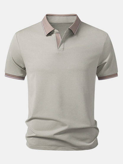 Contrast Johnny Collar Polo