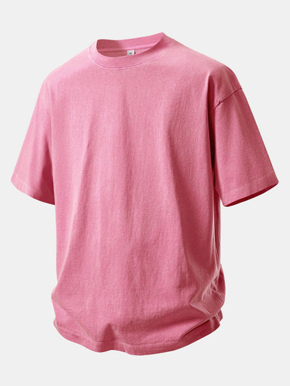 Relax Fit Heavyweight Washed Drop Shoulder T-Shirt