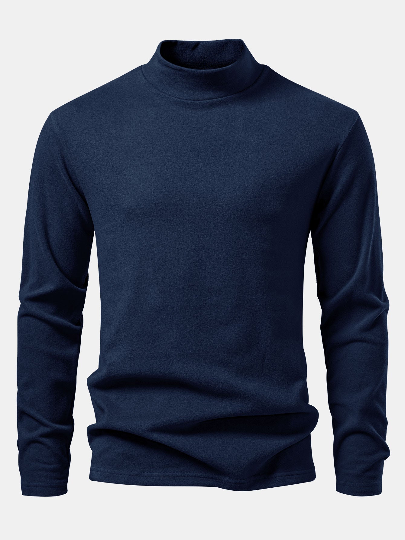 Long Sleeve Mock Neck T-Shirt