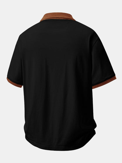 Relax Fit Contrast Cotton Polo
