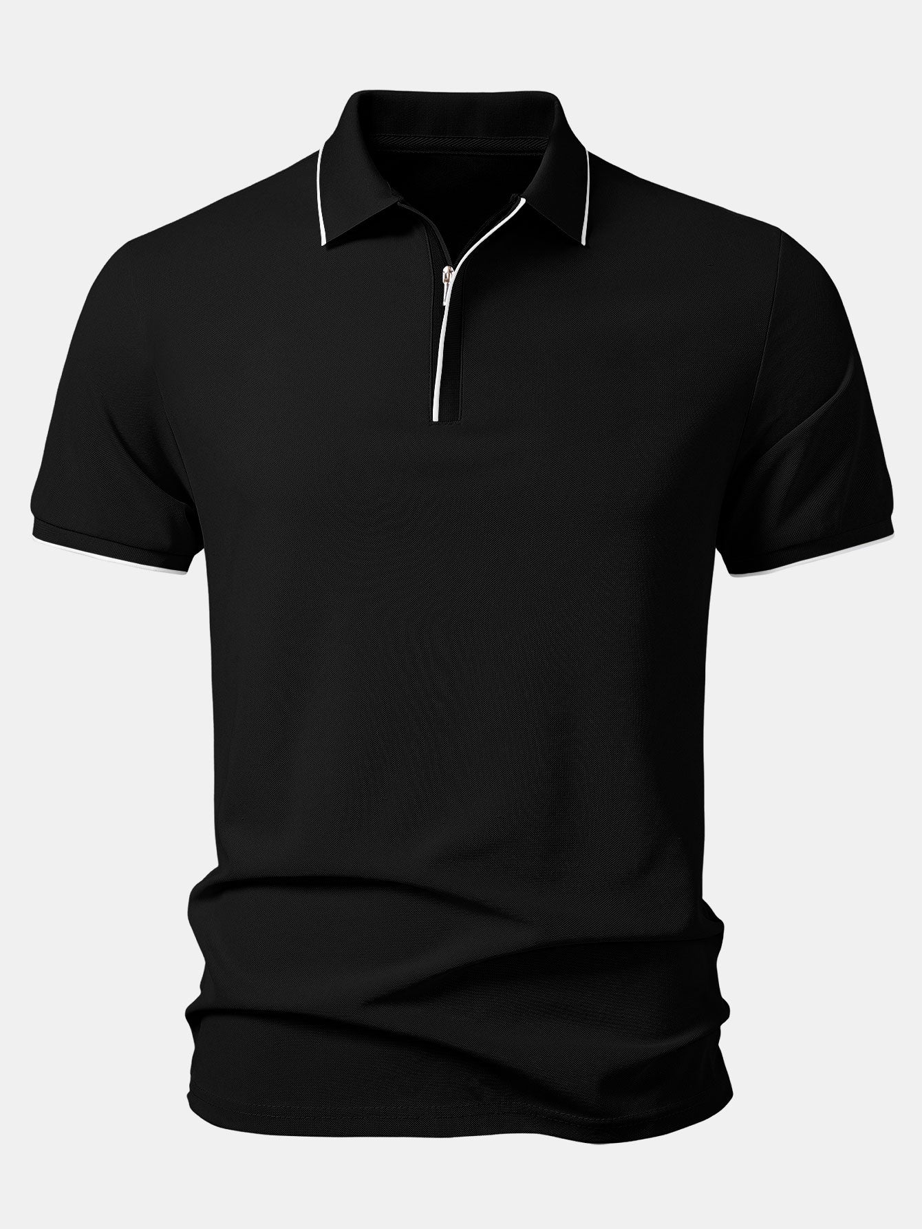 Covered-Zip Polo