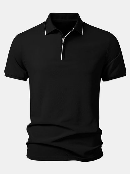 Covered-Zip Polo