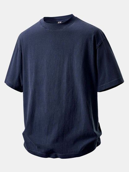 Relax Fit Heavyweight Washed Drop Shoulder T-Shirt