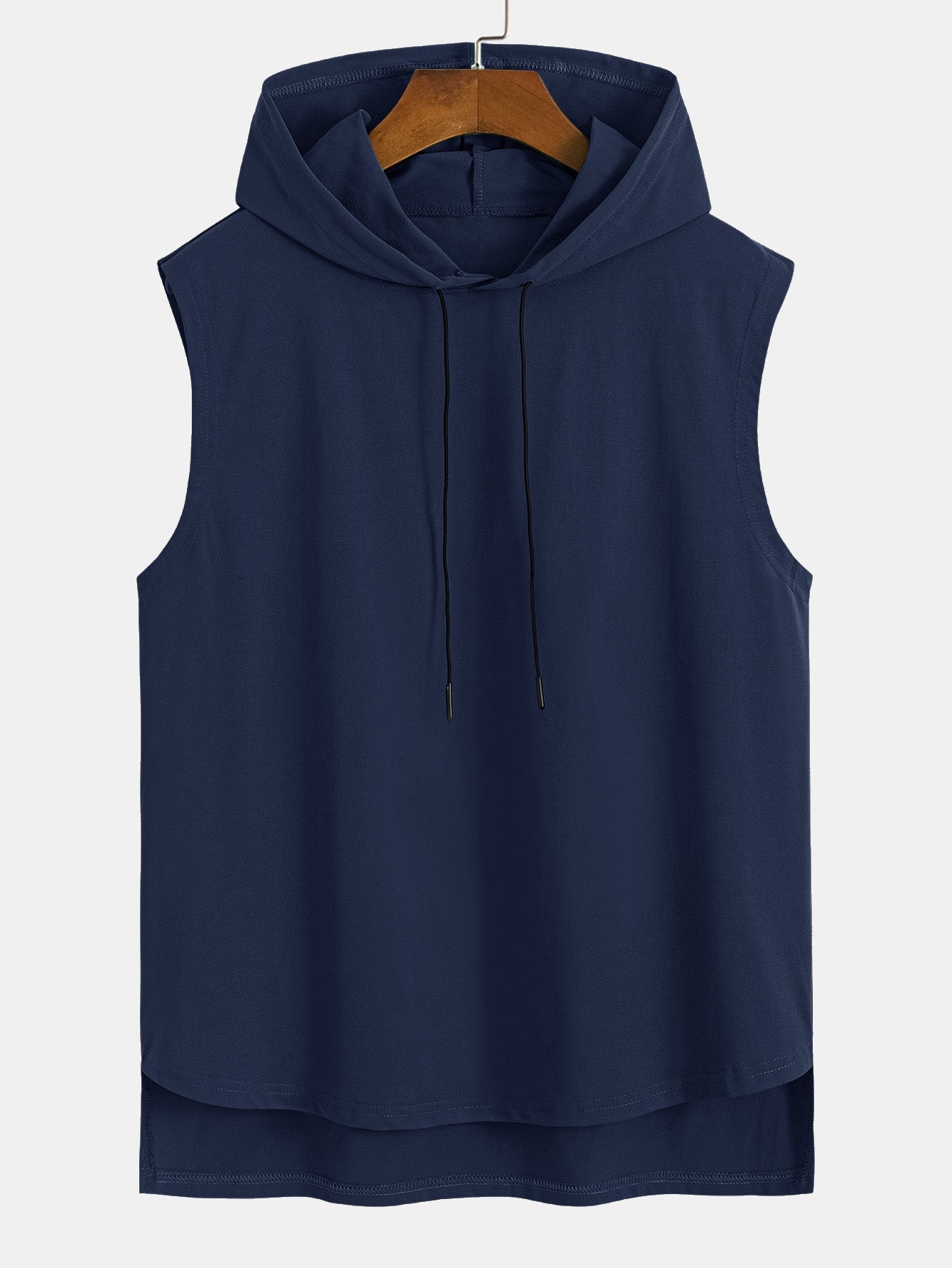 Sleeveless Hooded T-Shirt