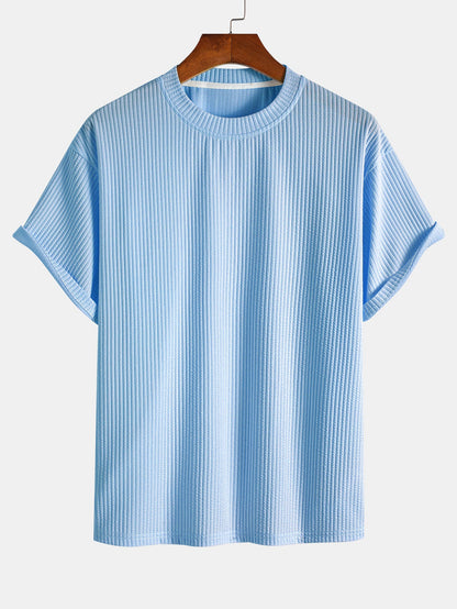 Relax Fit Ribbed T-Shirt