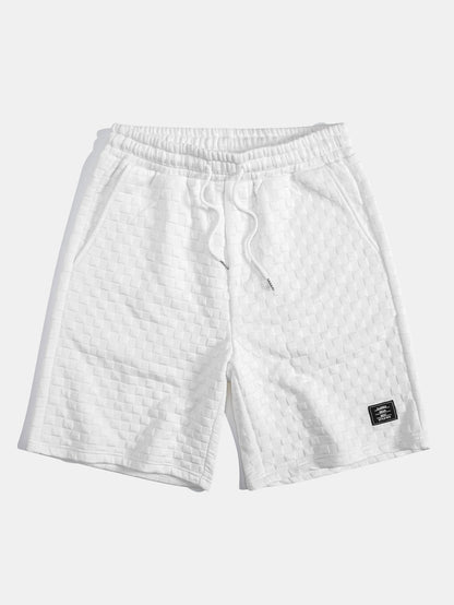Checkerboard Jacquard Shorts