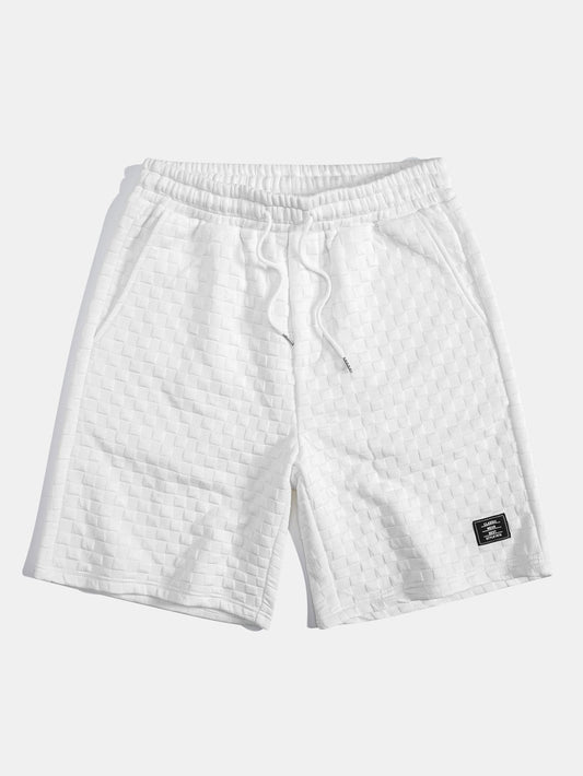 Checkerboard Jacquard Shorts