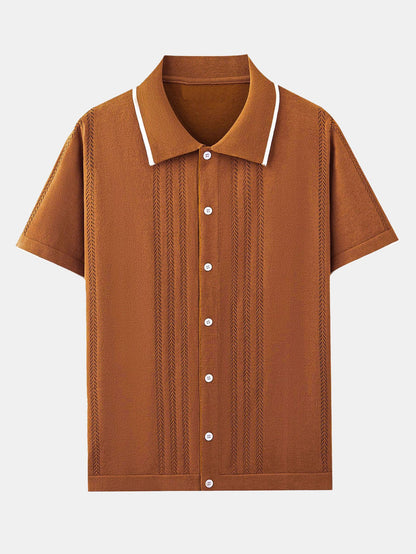 Textured Crochet Shirt