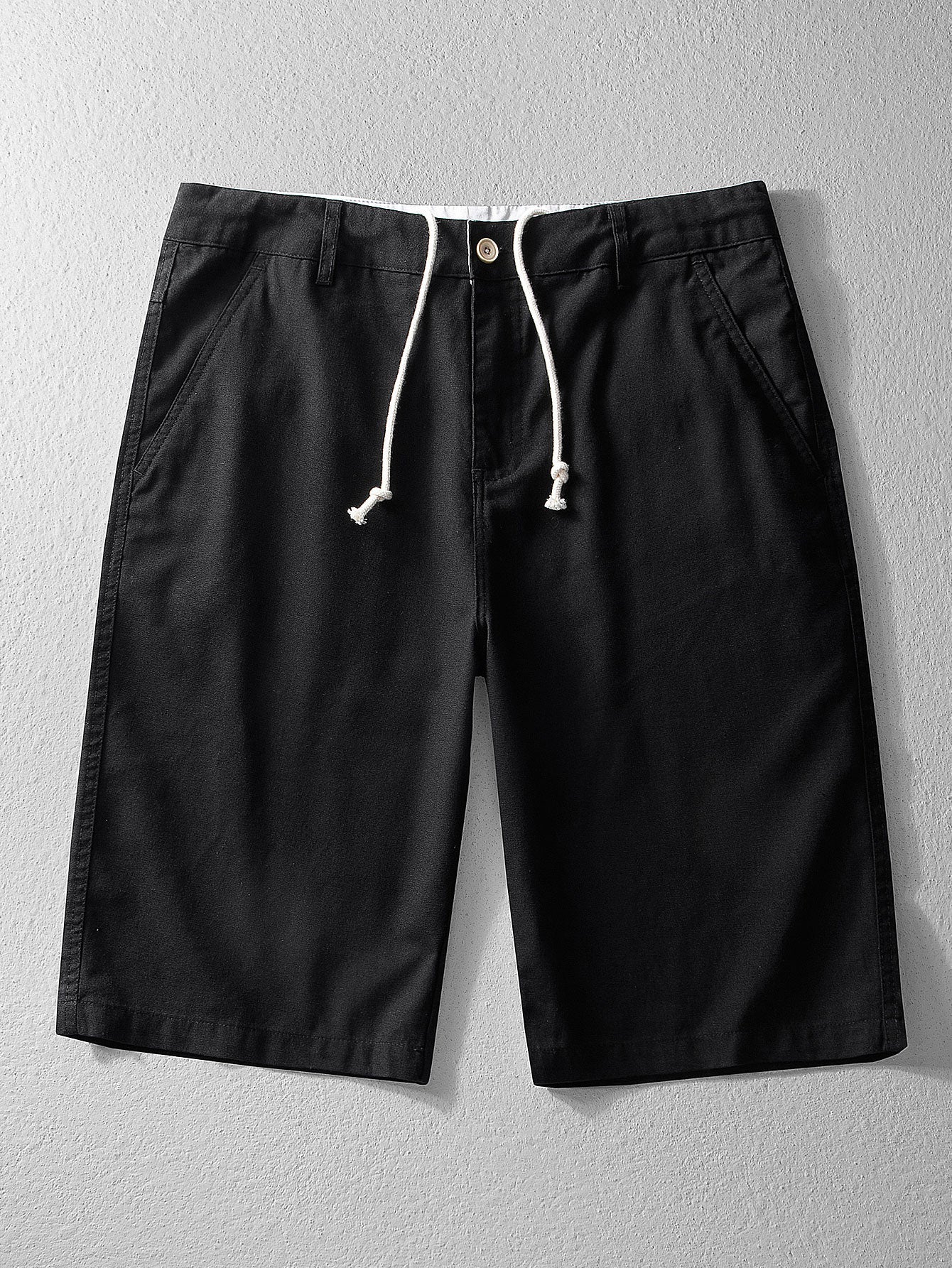 Linen Cotton Blend 11" Shorts