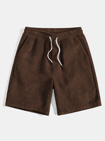 9" Drawstring Corduroy Shorts