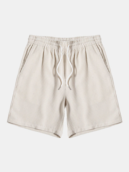 Corduroy Solid Shorts#we highly recommend choosing one size up#