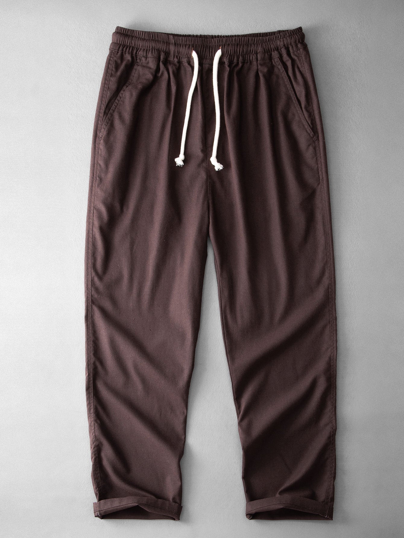 Straight Leg Linen Pants