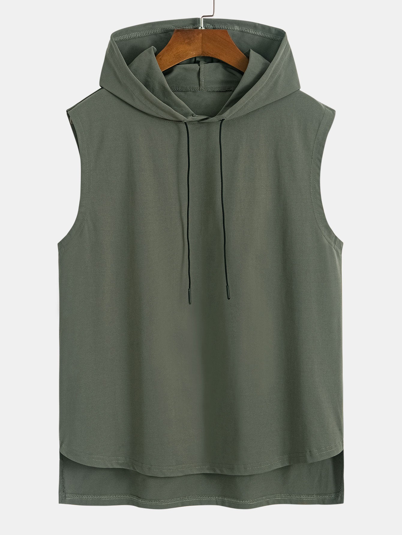 Sleeveless Hooded T-Shirt