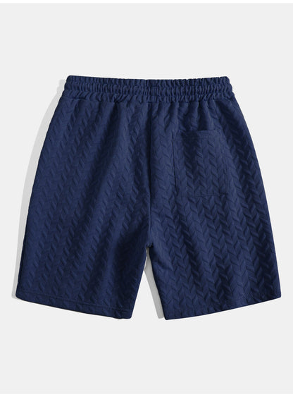 3 Pieces Geometric Jacquard Shorts