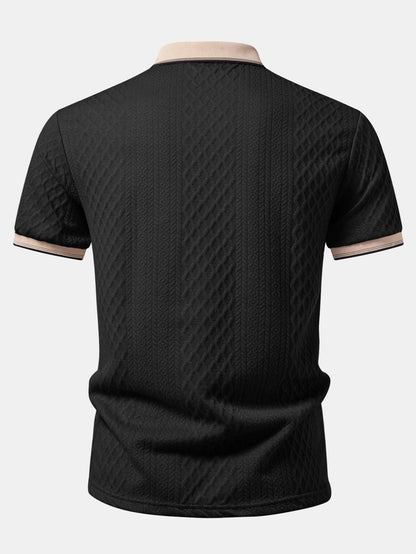 Geometry Jacquard Polo