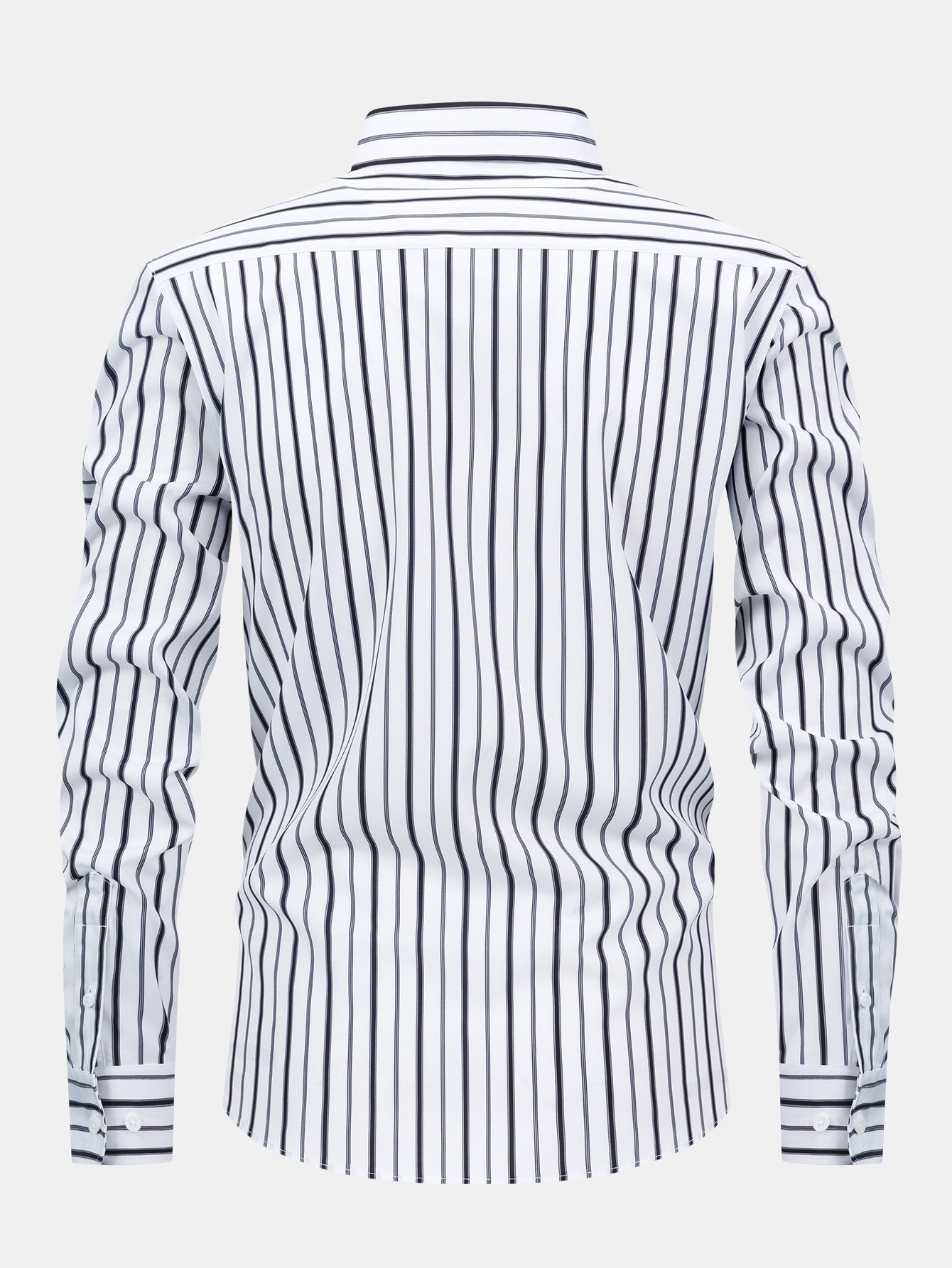 Long Sleeve Stripe Button Up Shirt