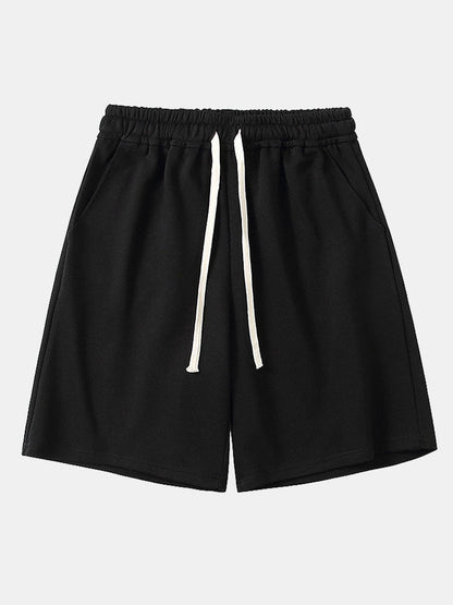 Drawstring Jersey Shorts